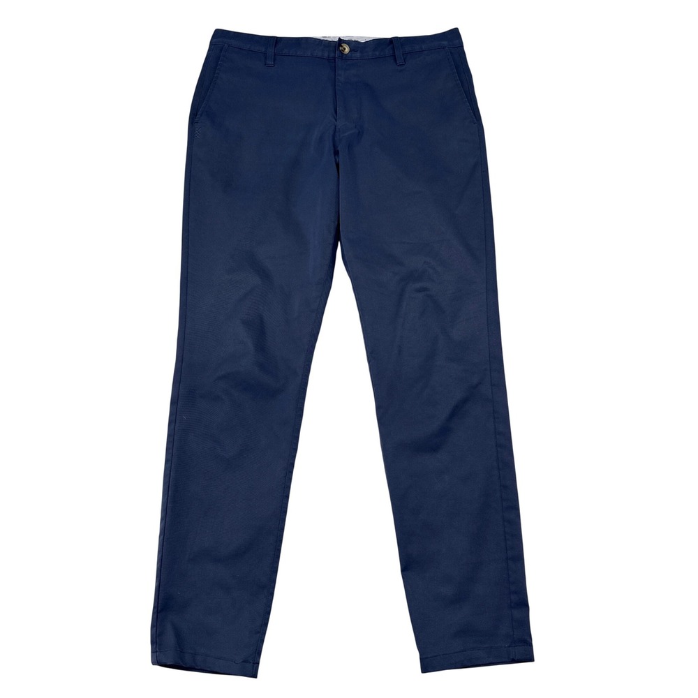 Rhone Pants Mens Size 33‎ Navy Blue Tech Chino Slim Fit Performance Golf Stretch